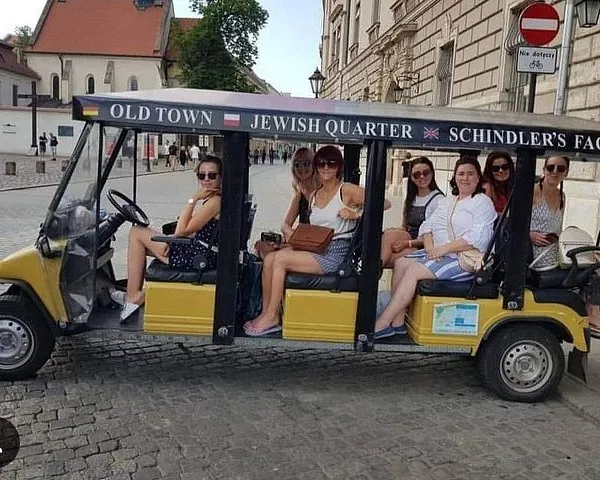 Krakow: Guided City Tour by Golf Buggy (with hotel pickup)